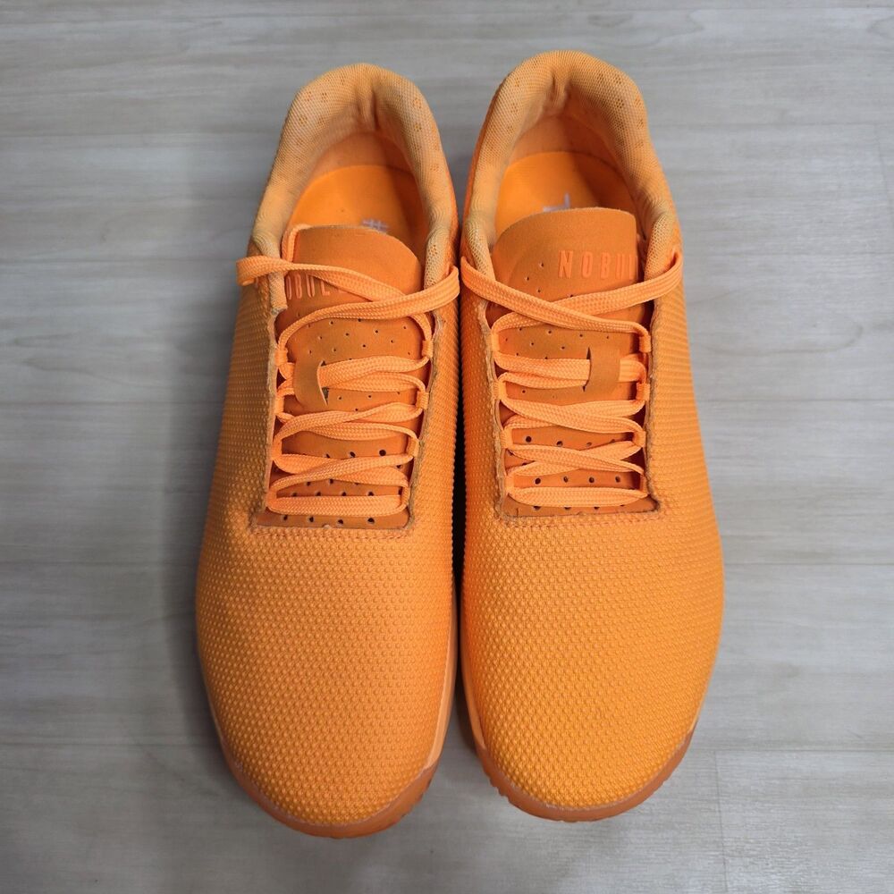 NOBULL Outwork Edge Training Shoes Men's Size 10 Bright Orange Sneakers MINT - Picture 4 of 12